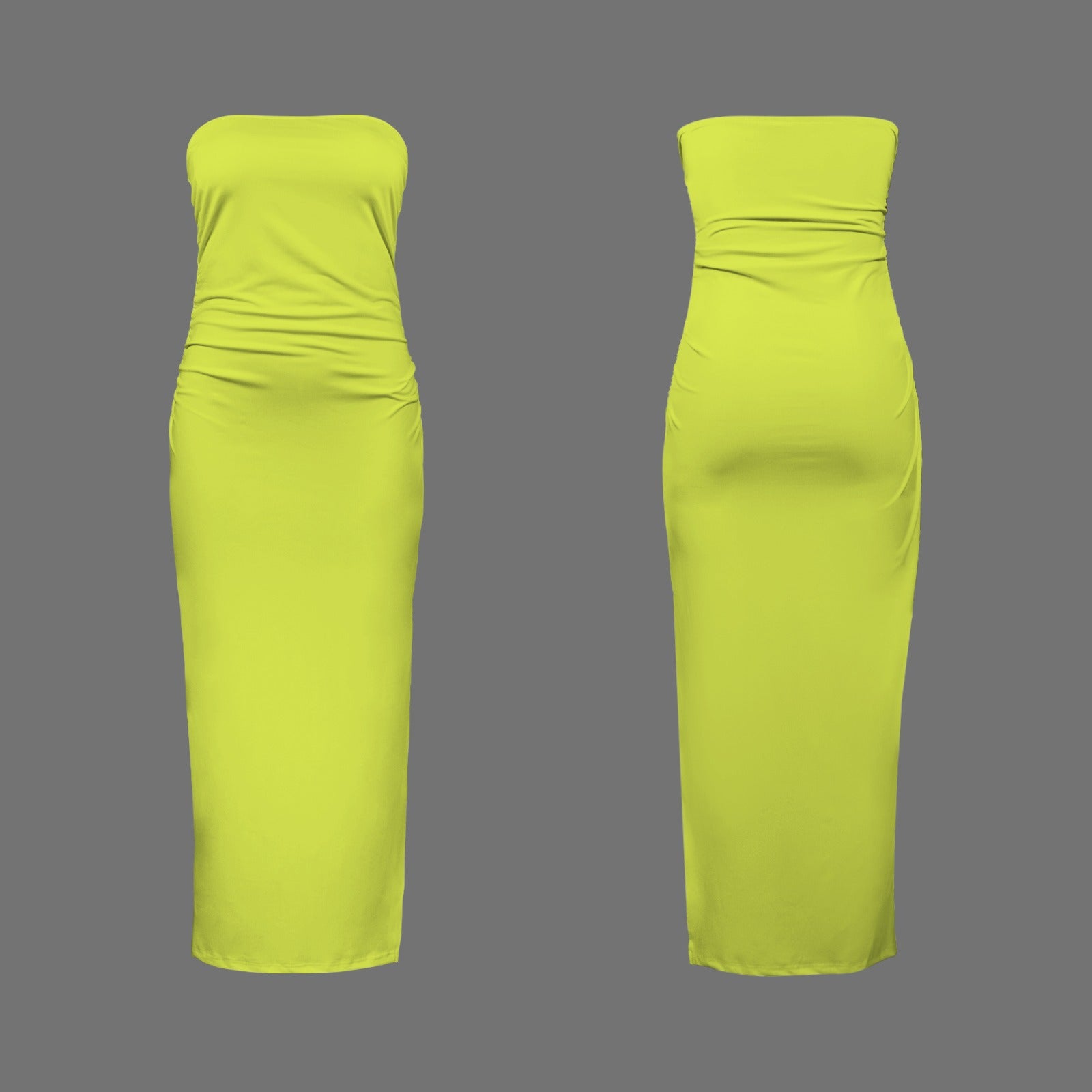 Lime Green line dress