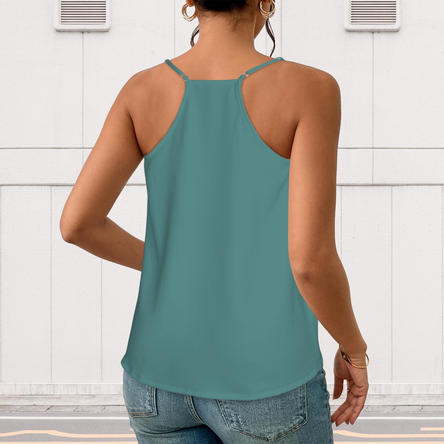 Solid Green Tank Top